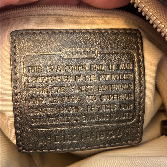 Coach Beige and Dark Brown Crossbody Bag - Picture 4 of 4